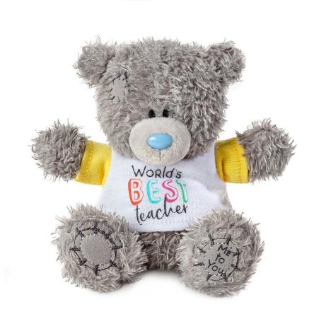 4" World's Best Teacher T Shirt Me To You Bear